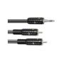 Кабель межблочный аудио WireWorldNano Silver Eclipse Mini Jack to 2RCA 1.0m (SEN1.0M)